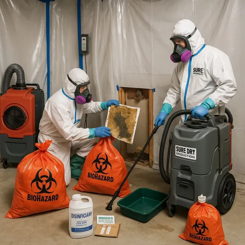 Contaminated Water Handling Protocols process in King, NC